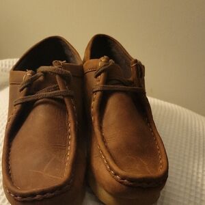 Clarks Tan Leather Men's Loafers